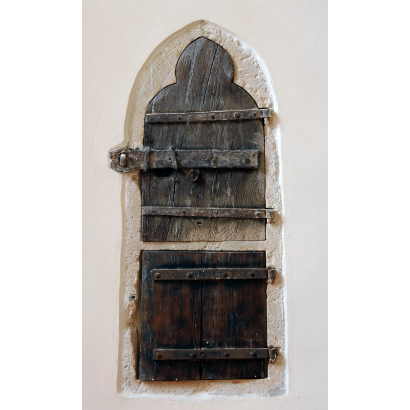 traces of the medieval church building remain