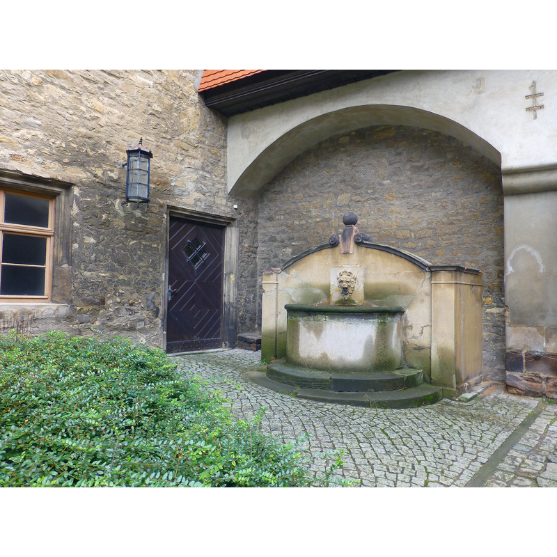 the cathedral grounds near the church