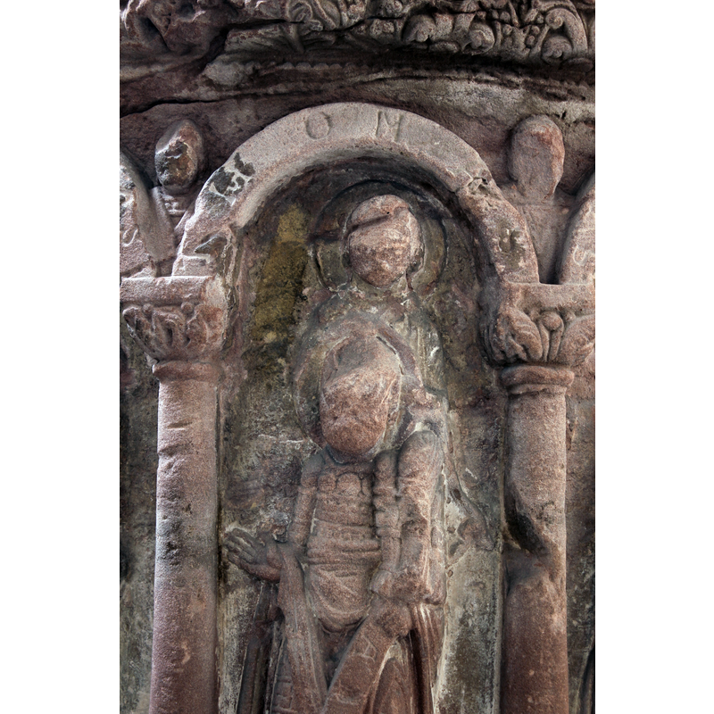 on Habakkuk's shoulder
