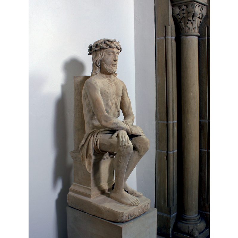 in a north chapel, at the west end