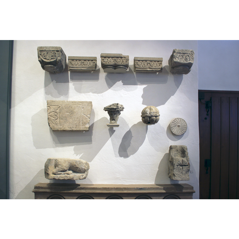 Inside the Petrikapelle & Stiftskammer, Warendorf, just outside Freckenhorst [we are grateful to the curator for the access and permission to photograph the objects inside the former chapel; the collection includes objects from the old collegiate church of Freckenhorst and the old monastery]