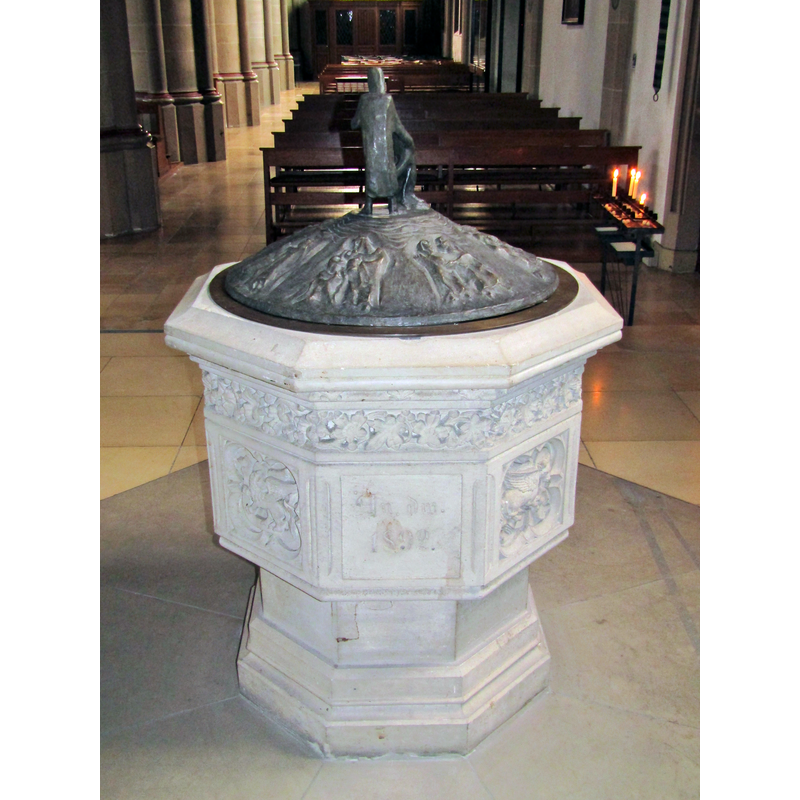 the modern font and cover in the modern church