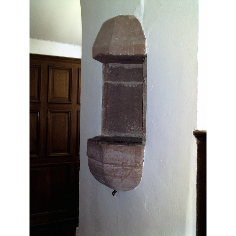 it was probably meant to be used as a stoup originaly, but it appears that the owners used it for baptisms as well [cf. FontNotes]