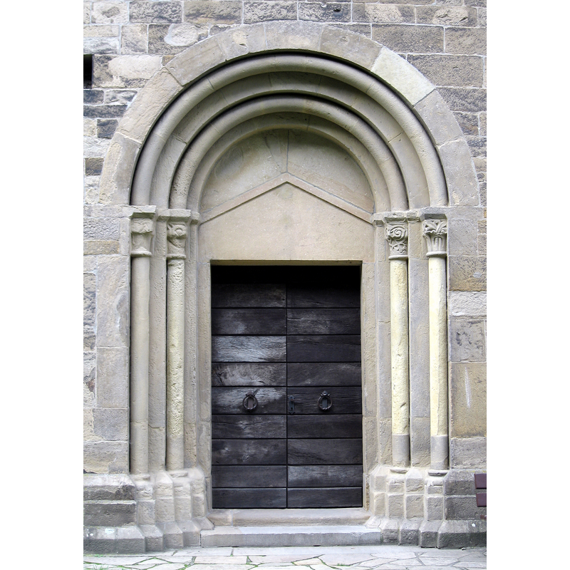 it opens into the tower space