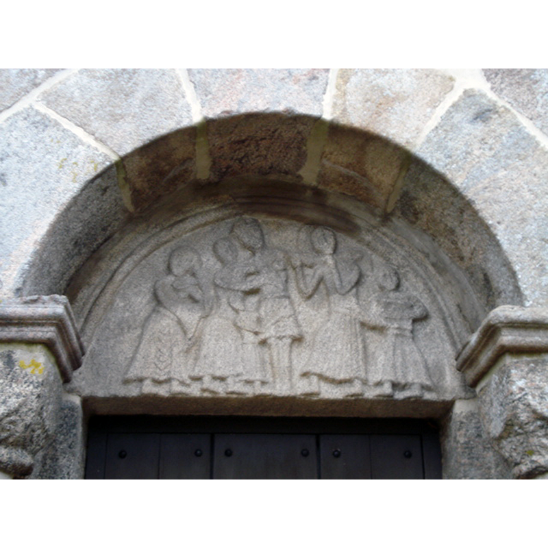the door ['priest's door'] opens into the south side of the chancel