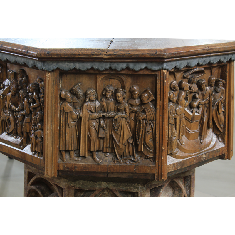 the modern wooden font
