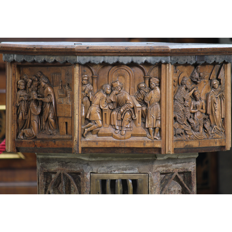 the modern wooden font