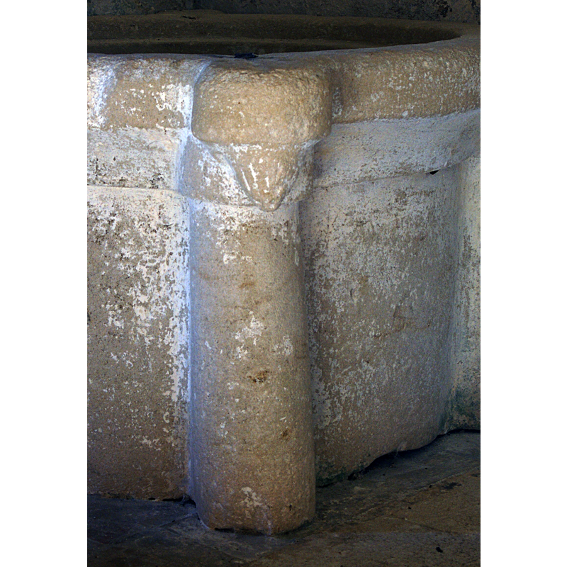 notice the motif that decorates the capitals; a leaf?