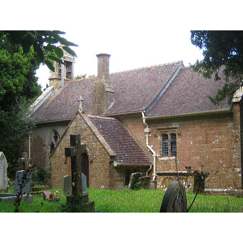 Source caption: "St Andrew's Church Thorne Coffin. Early records show that St Andrews existed in 1327, being partially rebuilt in 1895. The churchyard is now overgrown and the building has become listed with English Heritage."