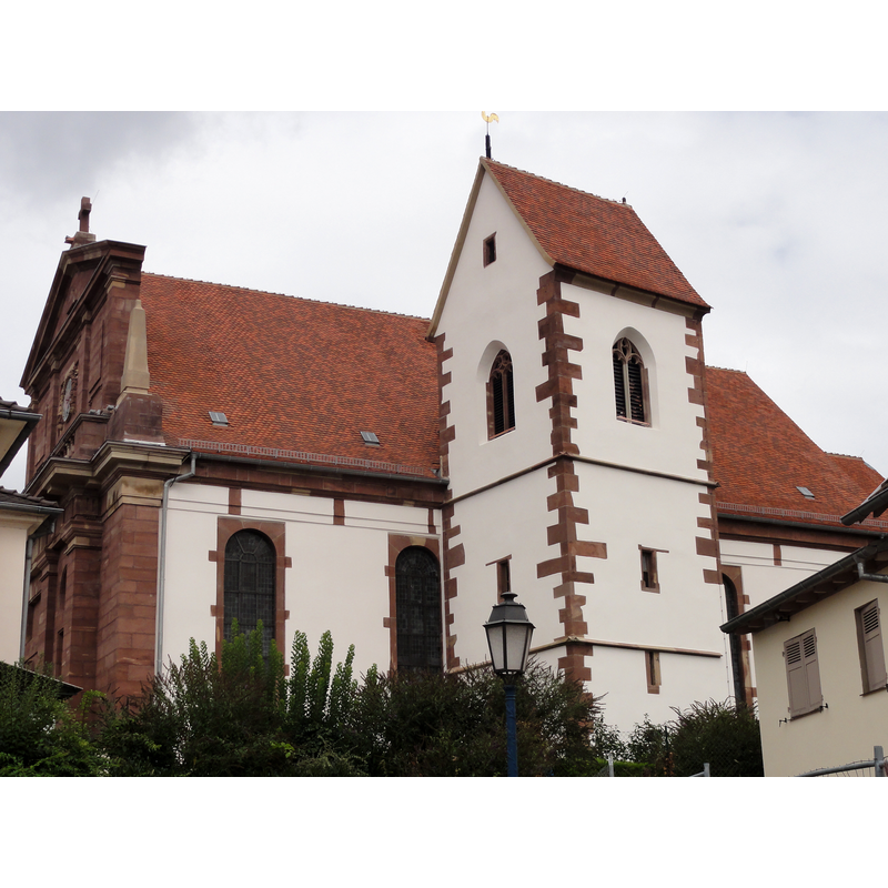 saddle roof on the 13thC (?) bell tower
