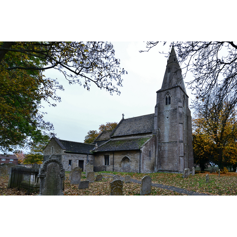 Source caption: "Wittering, All Saints Church: North western aspect".