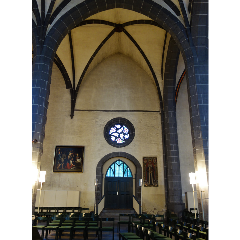 Source caption: "Innenseite der Nordpforte der St.Blasius-Kirche in Hann.Münden".