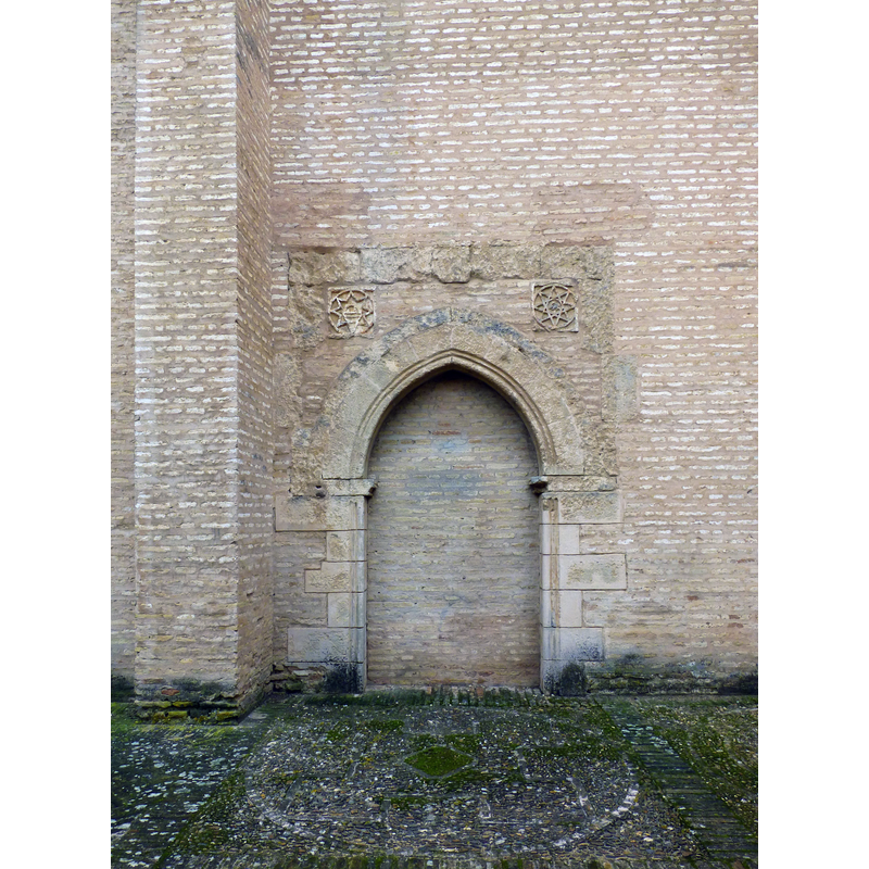 the blocked portal that opened into the nave on the north side