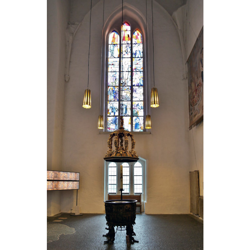 Source caption: "Pommernkapelle in der Kieler Nikolaikirche."