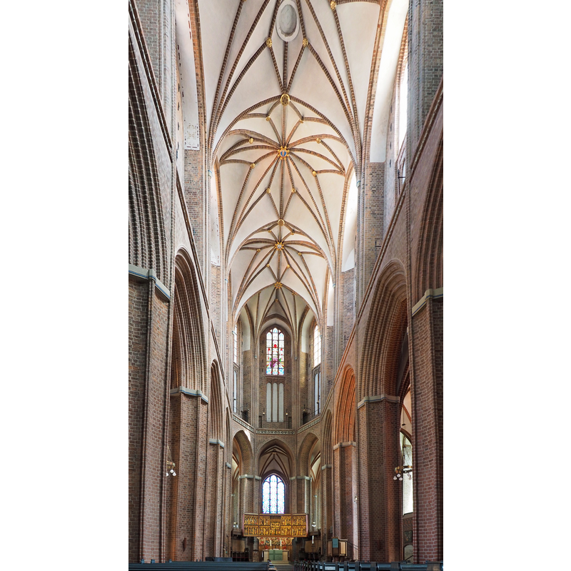 the wings of the main retable are fully open