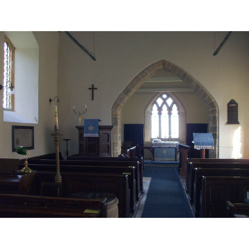 the font is partially visible in the foreground, left [north] side