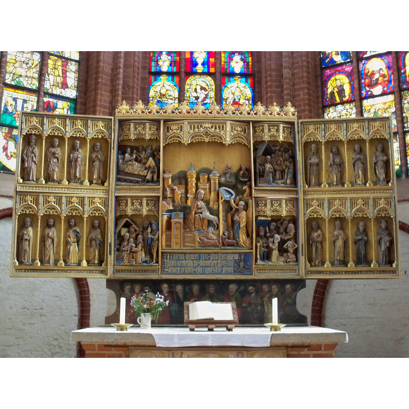 the main retable of 1474