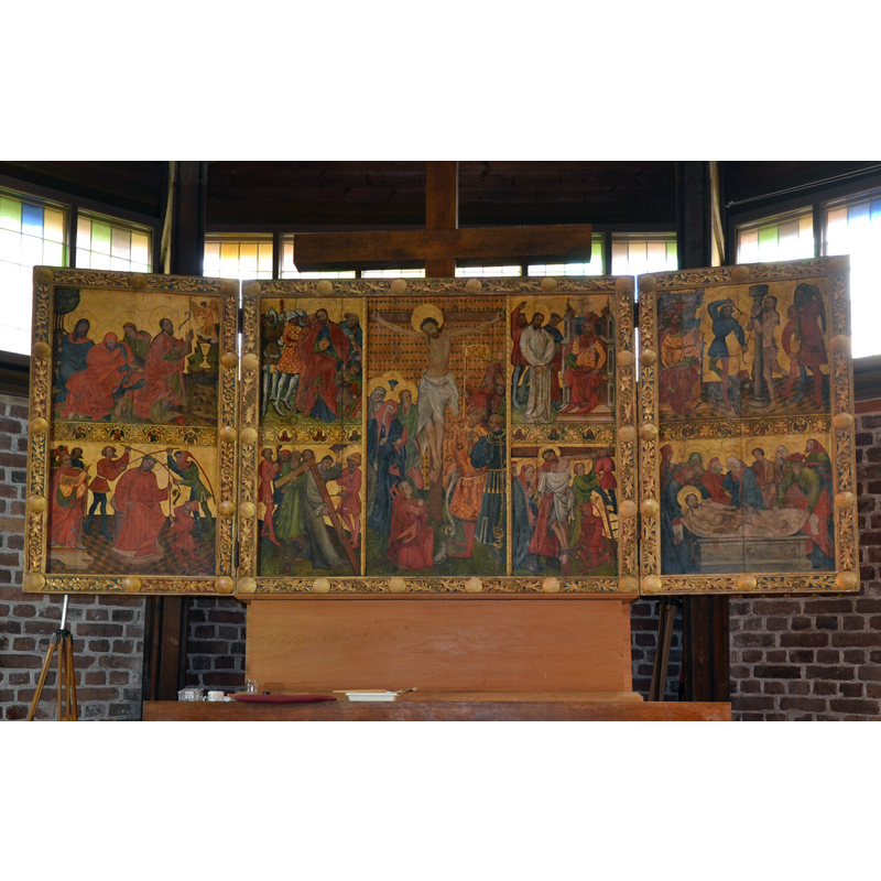 early-16thC Passionaltar originally from the parish church of St. Georgen, also in Wismar
