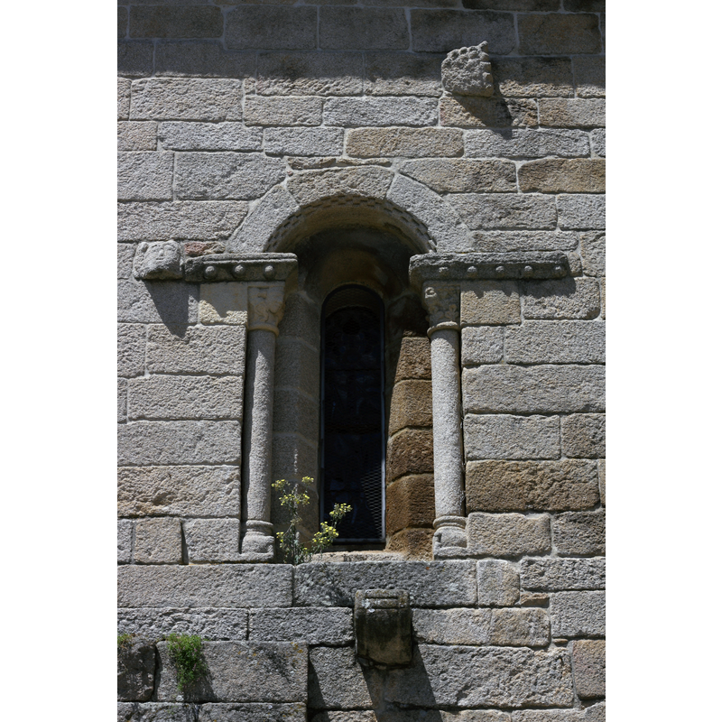 a window above the south portal