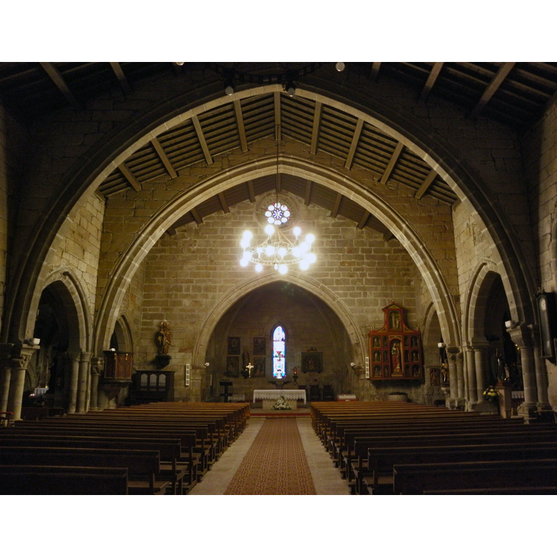 the baptismal font is partially visible at the far [east] end, right [south] side