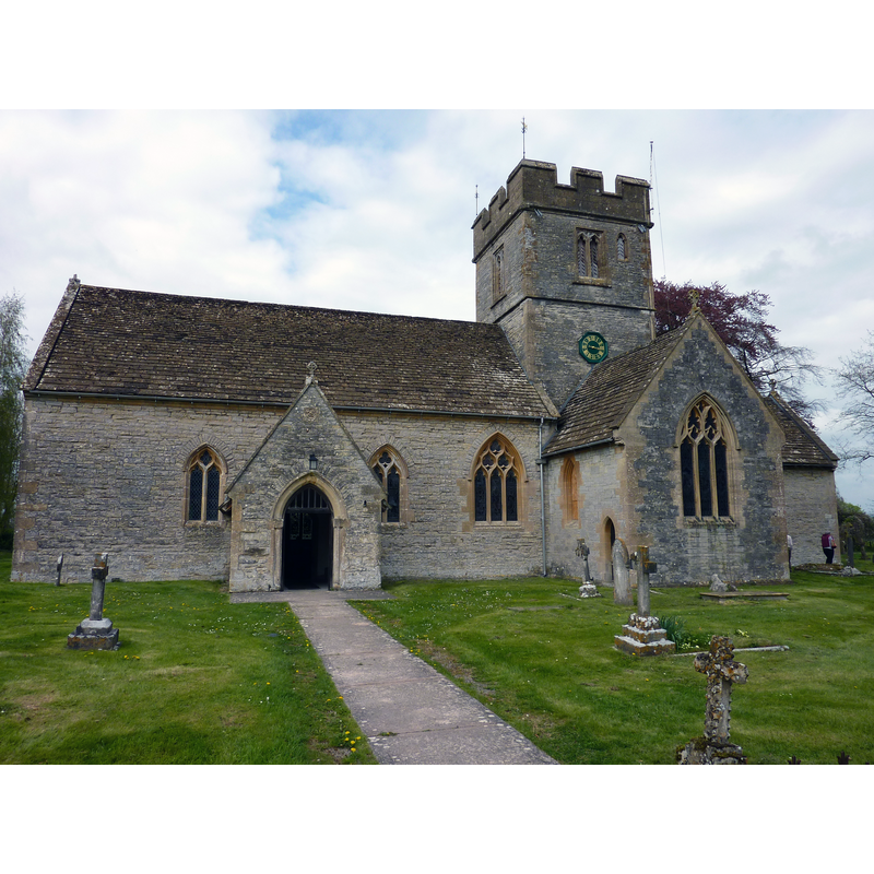 the church has the tower on the crossing