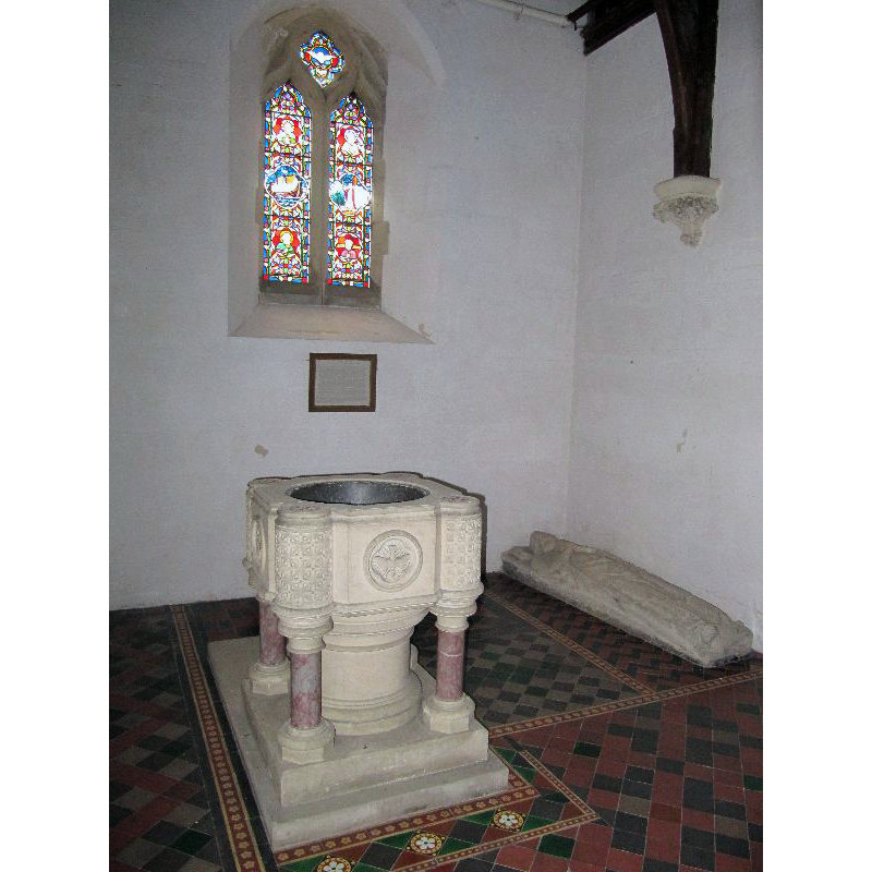 the modern font installed in 1866