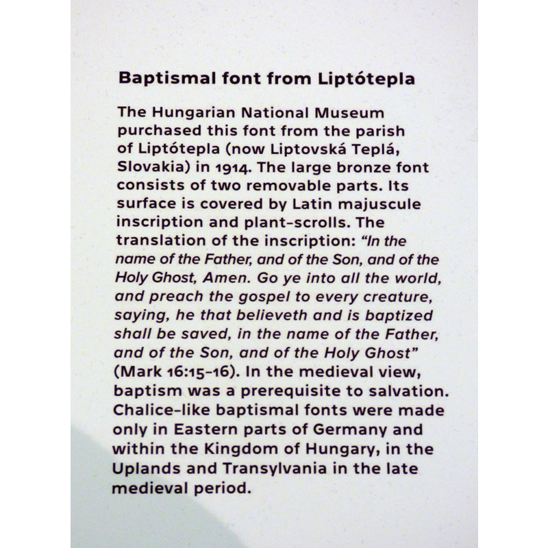 museum label
