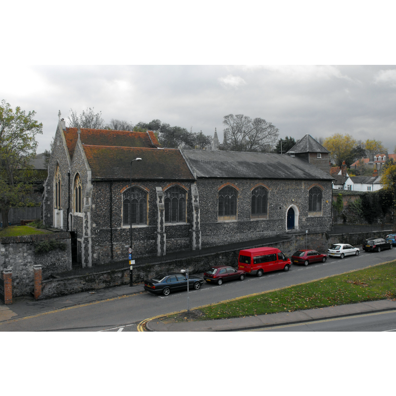 Source caption: "St Giles' Church, Colchester. In 2009 a Masonic centre".
