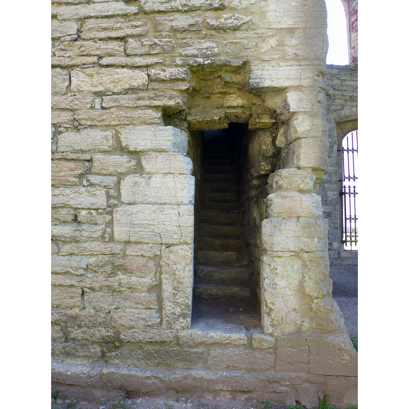 one of the internal stairs off the nave, south side