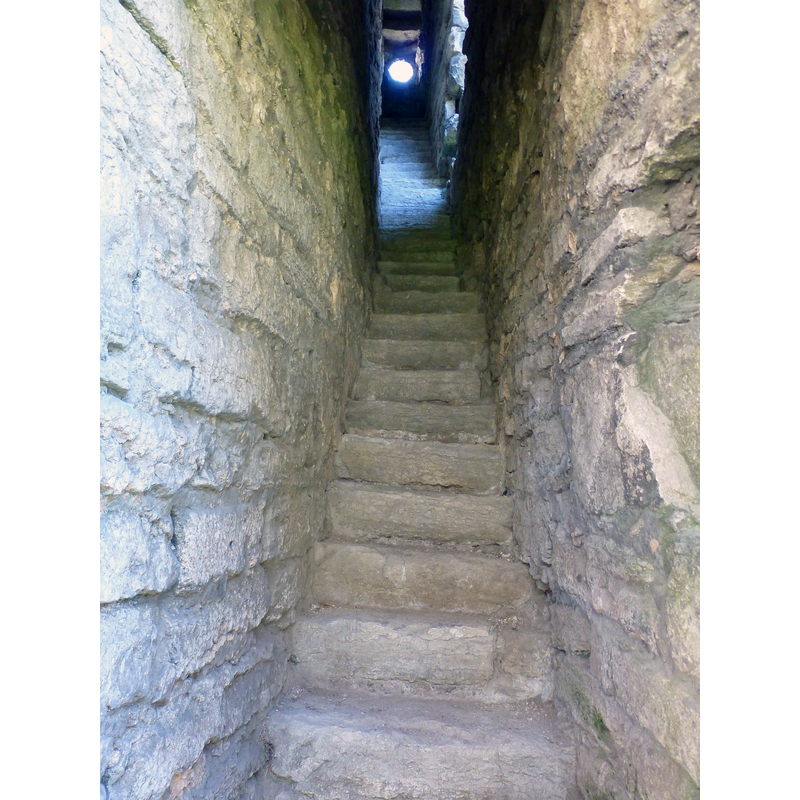 one of the internal stairs off the nave, south side
