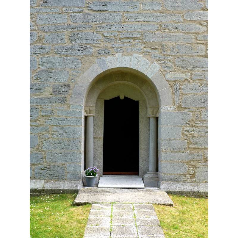 opening into the tower space