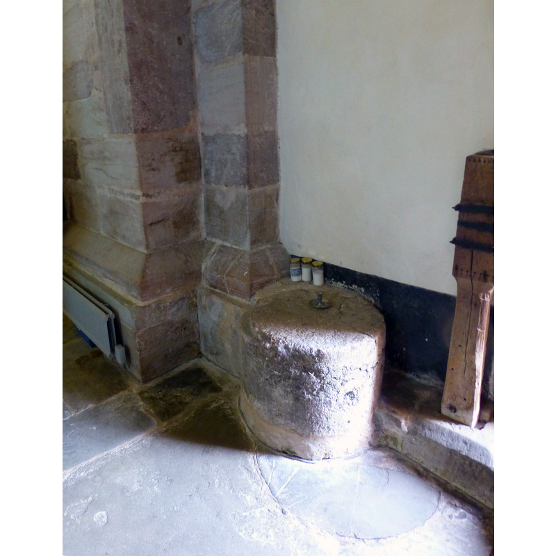 by the southwest entranceway