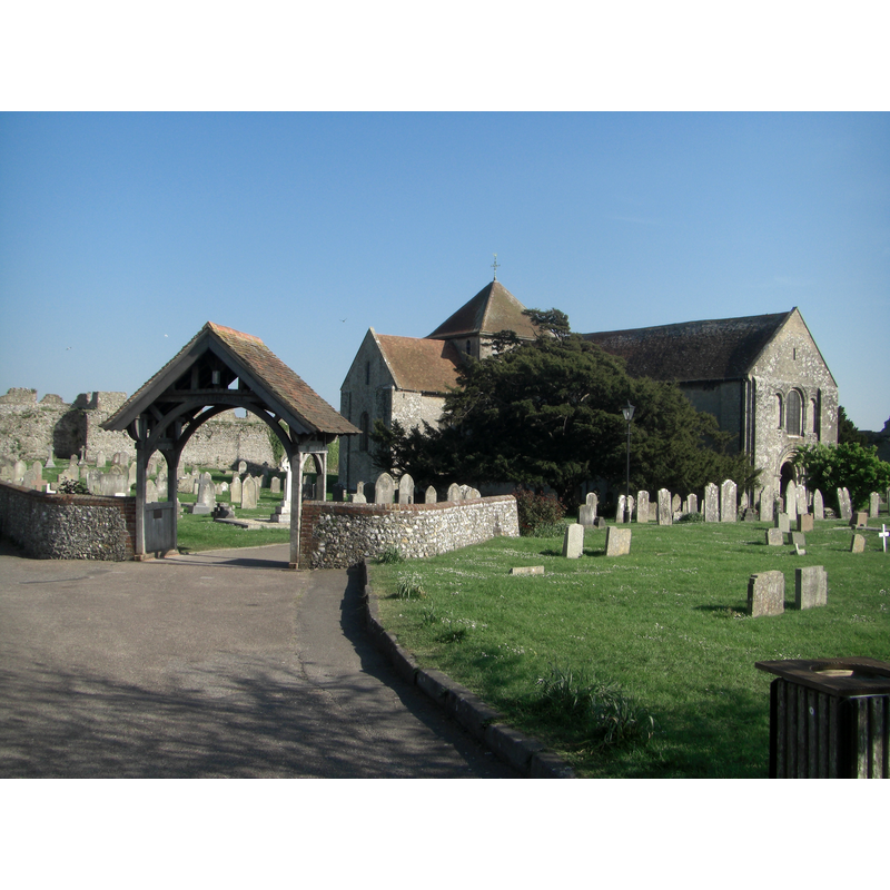 the tower is at the east, over the transept