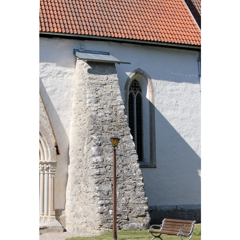 located to the right (east) of the southwest portal