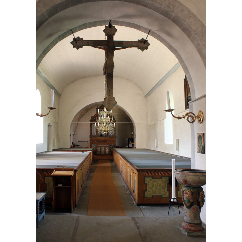 viewed from inside the chancel