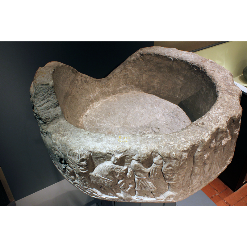 as displayed in the Visby Museum in May 2018