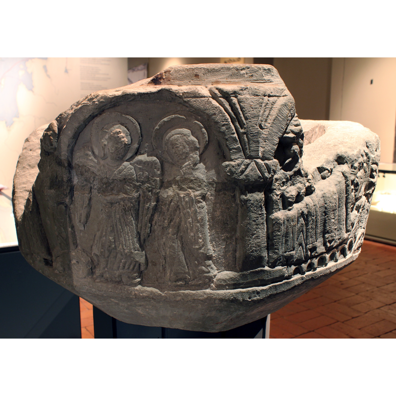 as displayed in the Visby Museum in May 2018