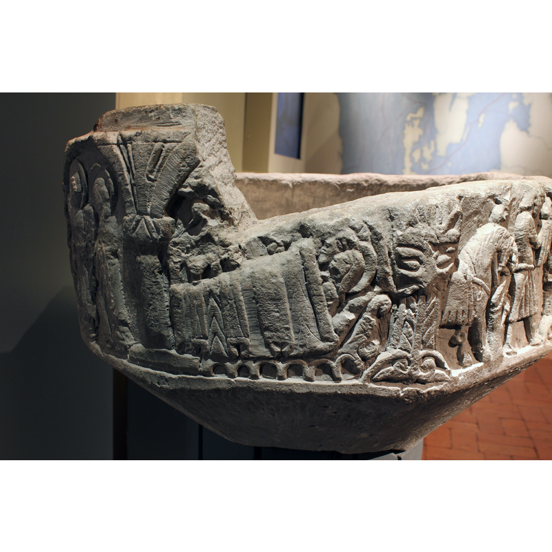 as displayed in the Visby Museum in May 2018