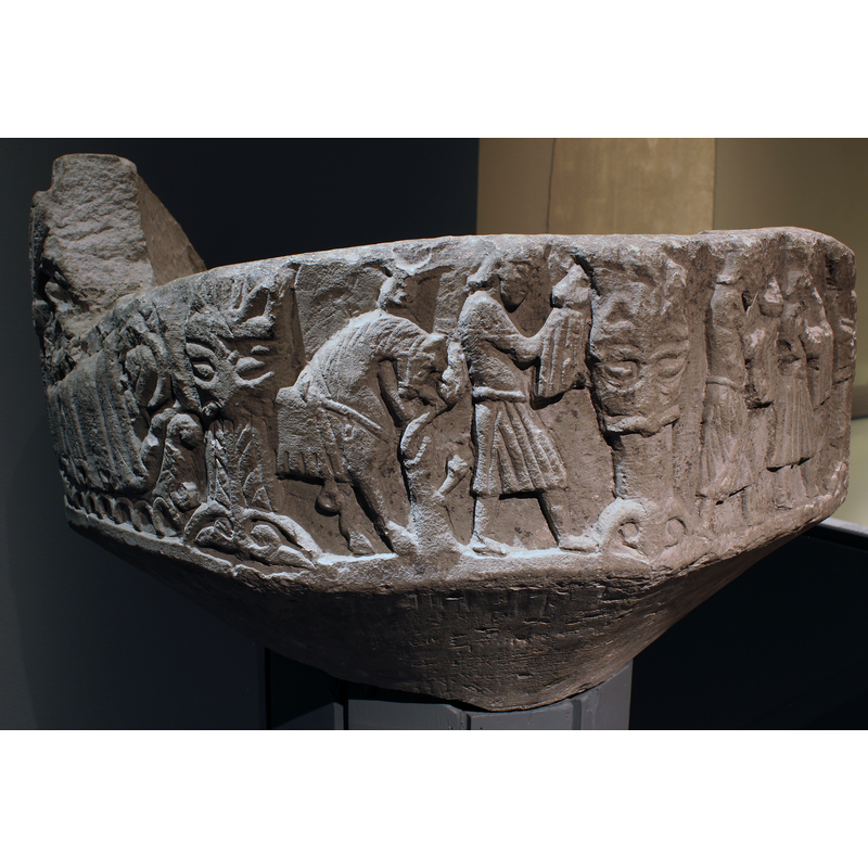 as displayed in the Visby Museum in May 2018
