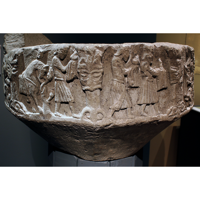 as displayed in the Visby Museum in May 2018