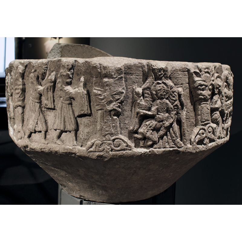 as displayed in the Visby Museum in May 2018