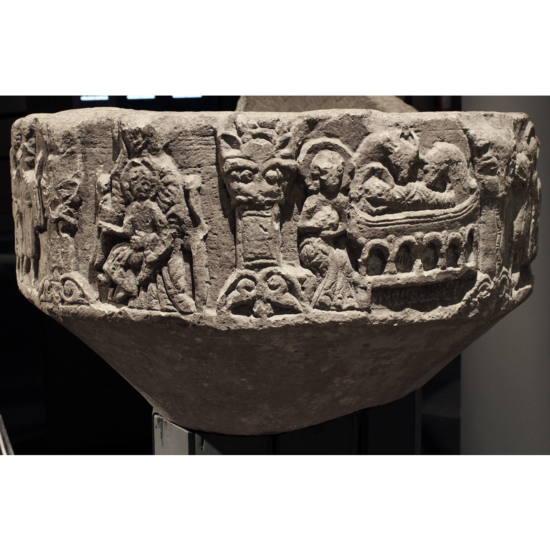 as displayed in the Visby Museum in May 2018