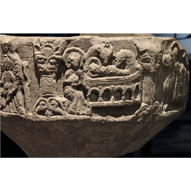 as displayed in the Visby Museum in May 2018