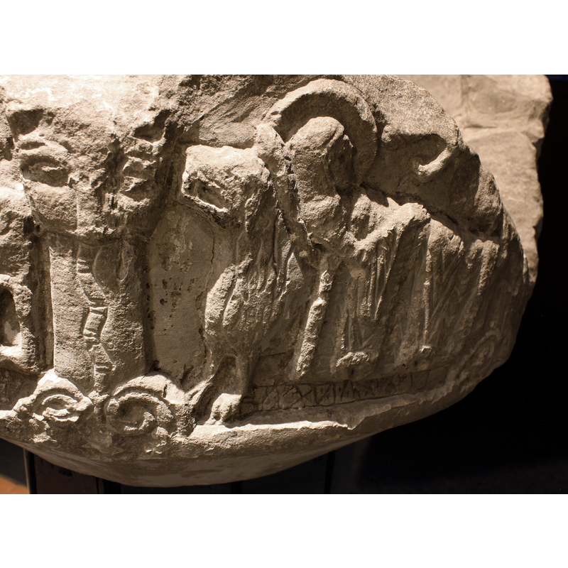 as displayed in the Visby Museum in May 2018