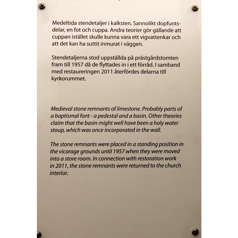 label by the font fragments