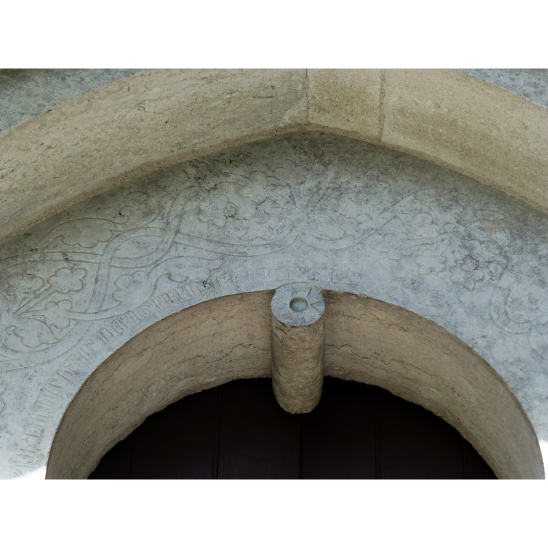 the Runic inscription states that Lafrans Botvidarson, of Eskelhem, built this church