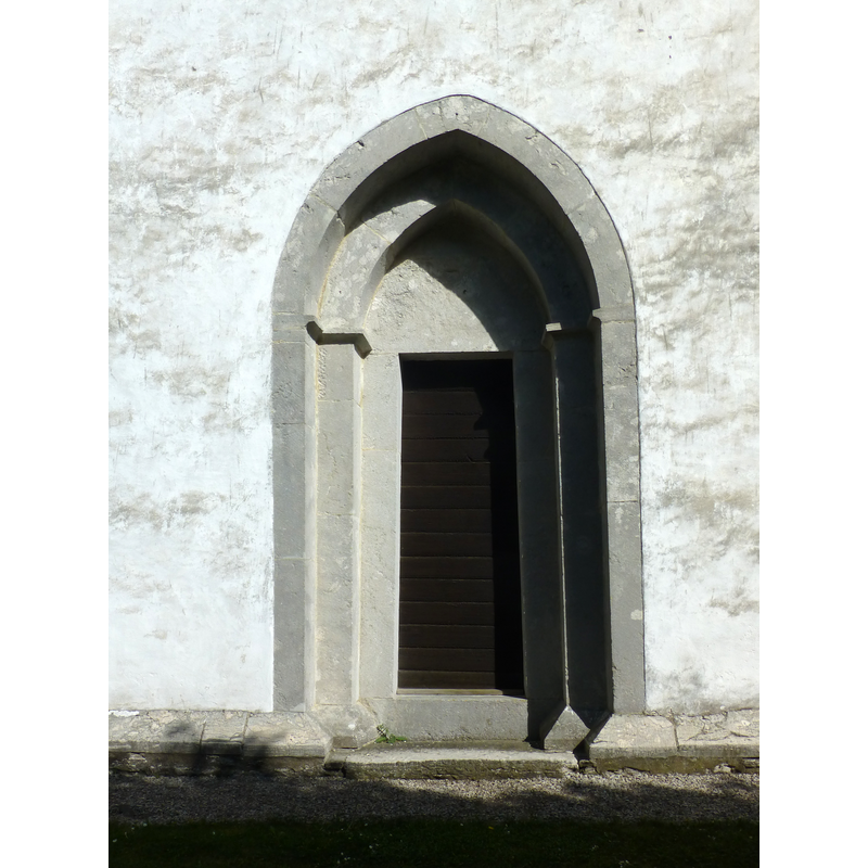 opens into the west end of the tower space