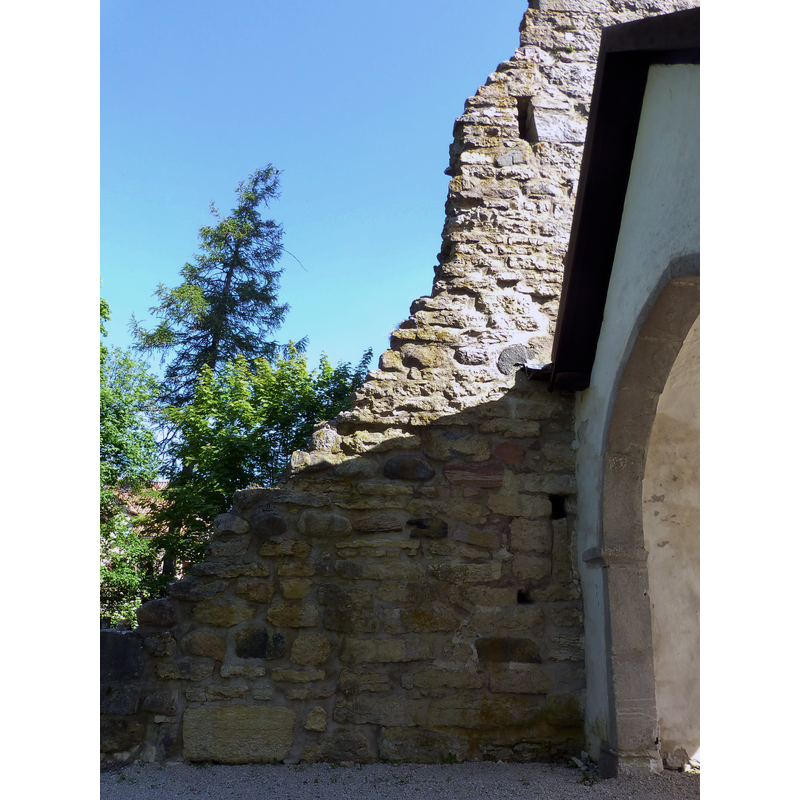 ruins of the 12thC defensive tower [försvarstorn]