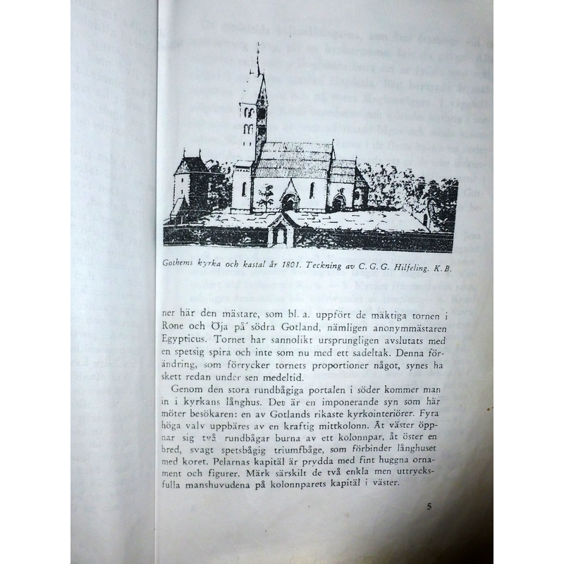 Gothem church write-up by Erland Lagerlöf