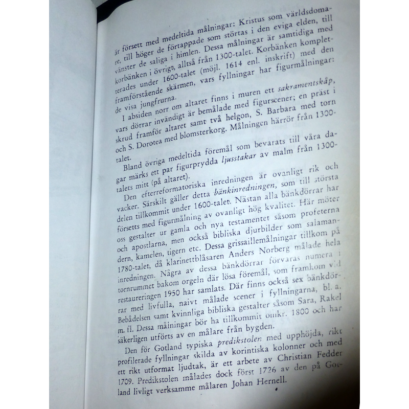 Gothem church write-up by Erland Lagerlöf
